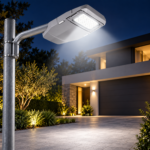 Luz de Calle Luminaria LED Exterior 72W 7300 Lúmenes 5700K 220V Plata - Imagen 4