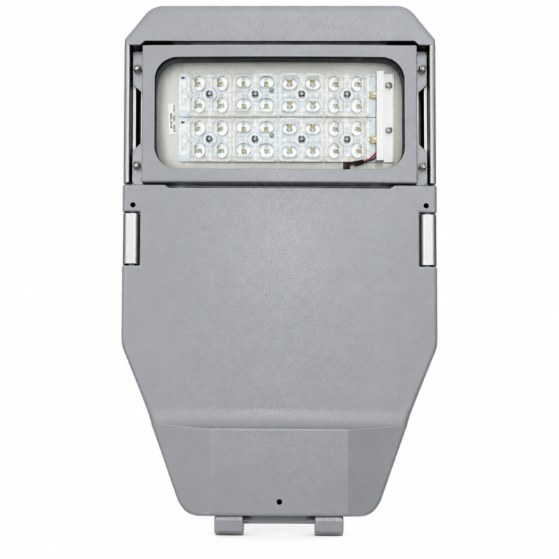 Luz de Calle Luminaria LED Exterior 72W 7300 Lúmenes 5700K 220V Plata
