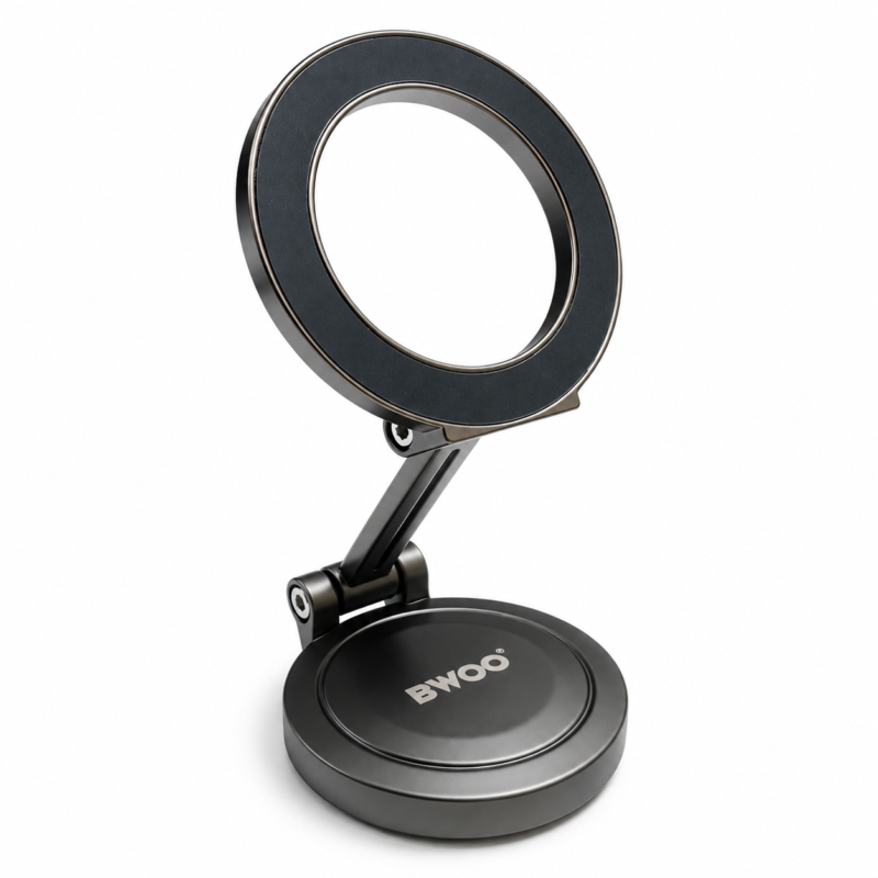 Soporte Magnético para Celular BWOO ZJ135 Plegable 360° para Auto con Adhesivo 3M