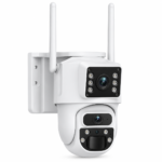 Cámara de Seguridad Solar 4G LTE PTZ Doble Lente con Panel Solar y Sensor PIR para Exterior - Imagen 2