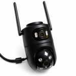 Cámara de Seguridad WiFi Doble Lente PTZ 3MP + 3MP North Tech NT-SCAM32EXD para Exterior