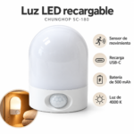 Luz LED Recargable CHUNGHOP SC-180 con Sensor de Movimiento USB-C 4000K - Imagen 4