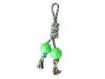 Juguete Cuerda con Nudos y 2 Pelotas para Mascota - Imagen 2