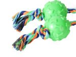 Juguete Cuerda con Nudos y 2 Pelotas para Mascota - Imagen 4