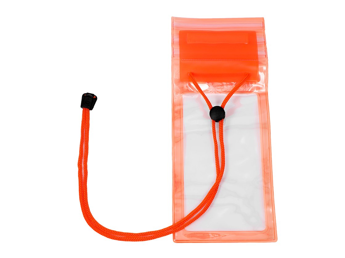 1088.jpg Estuche de Celular Resistente al Agua ANARANJADO - Imagen 1