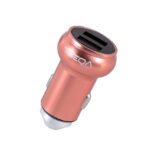 Cargador 12V Treqa 2 Puertos USB Metalizados CC-3