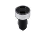Cargador 12V Treqa Display 2 Puertos USB Combinado