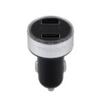 Cargador 12V Treqa Display 2 Puertos USB Combinado