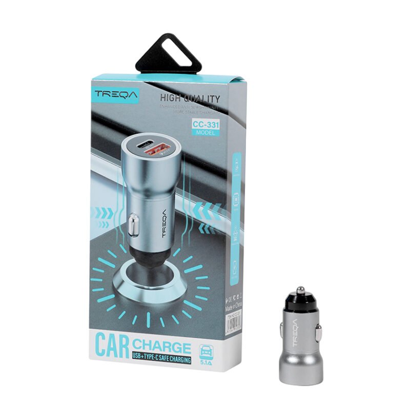 Mini Cargador Metal 12V para Auto CC-331