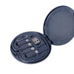 Caja Organizadora Carga Portátil Multi Puerto - Negro