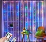 Cortina de Luces 300 LED Arcoíris 3x3 m Conector USB - Imagen 2