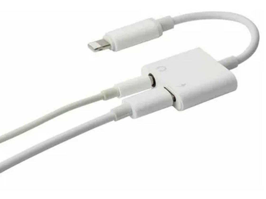 3150-1.jpg Adaptador Lightning a Lightning y Jack 3.5 mm - Imagen 1