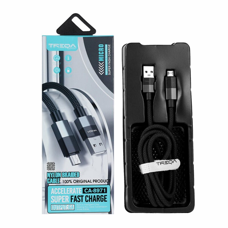 Cable Trenzado de Carga Celular 1 m CA-8971 USB - V8
