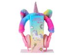 Auricular de Unicornio Peluche con Orejas Gato Cableado - Imagen 2