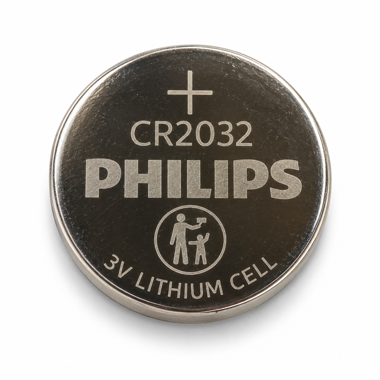 456D7D89-F2A0-4325-BE12-B9ADA8B3A568 Pila Botón Philips CR2032 3V de Litio para Controles, Balanzas y Dispositivos Electrónicos - Imagen 1