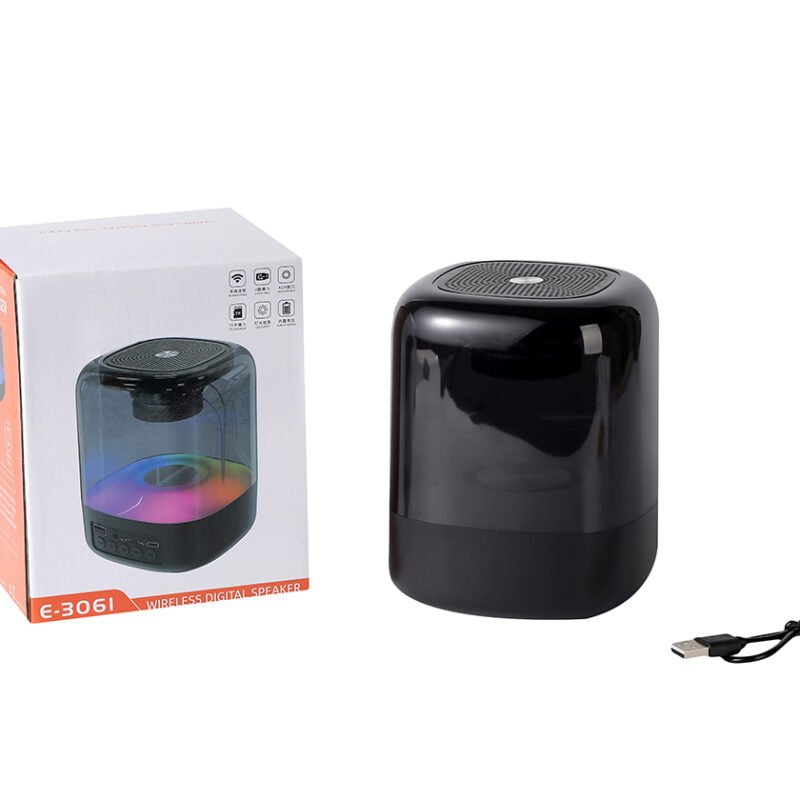 Parlante Bluetooth Transparente Grande E-3061