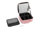 Organizador de Comesticos con Espejo LED - Rosado - Imagen 2