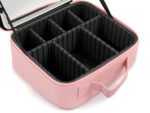 Organizador de Comesticos con Espejo LED - Rosado - Imagen 4