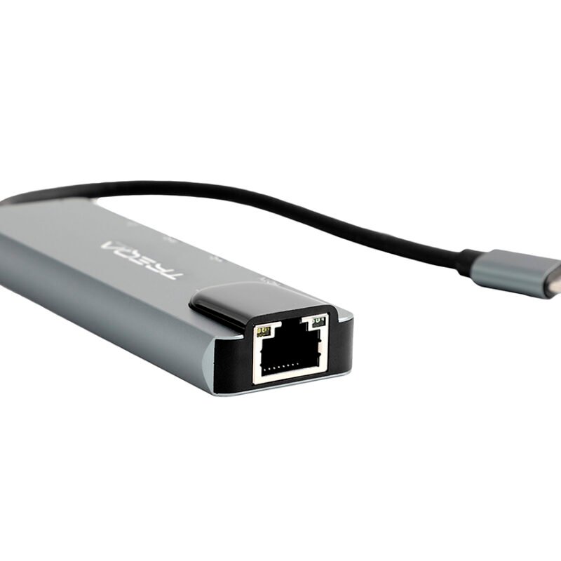 Hub Tipo C-ETHERNET 5 En1 USB-21