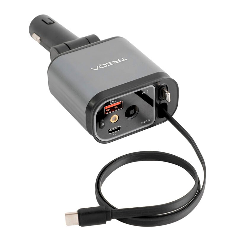 Cargador para Auto con Cable y Proyector CC-335