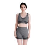 Conjunto Top y Calza para Gimnasia - Gris
