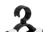 Set de 5 Perchas Plásticas Negras C-21 - Imagen 2