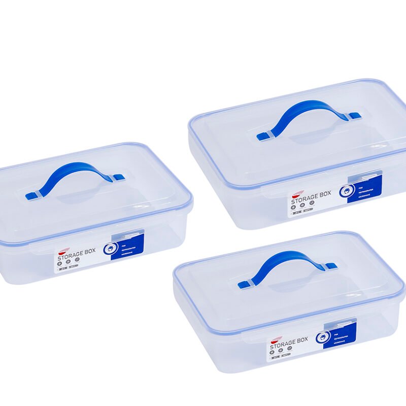 Set de 3 Táper Plasticos con Agarre 7752