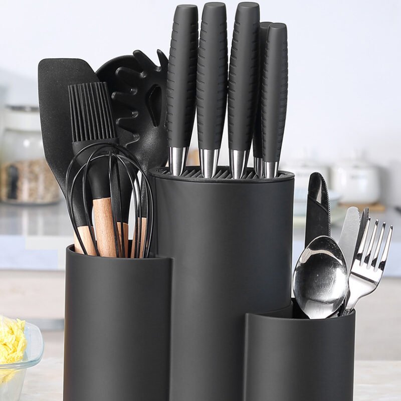 Organizador para Cubiertos Cilíndrico 3 en 1