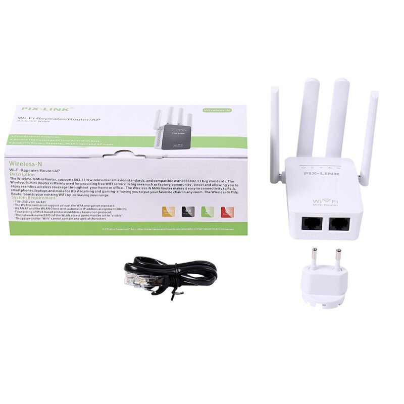 Extensor WiFi Repetidor Largo Alcance Amplificador