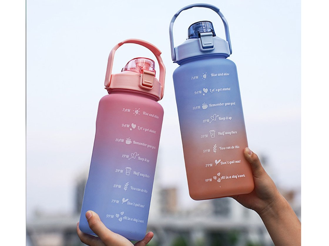 7497-1.jpg Botella de Agua Deportiva 2l con Frases - Imagen 1