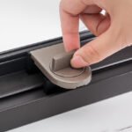 Tranca para Ventanas Corredizas Seguridad - Gris