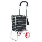 Carro Plegable de Compra Bolso y 2 Ruedas de Calidad
