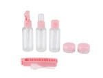 Set de Dispensadores para Viaje 8 Piezas Rosado 16