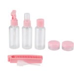 Set de Dispensadores para Viaje 8 Piezas Rosado 16