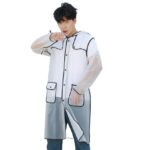 Capa de Lluvia Transparente con Bolsillo para Adulto