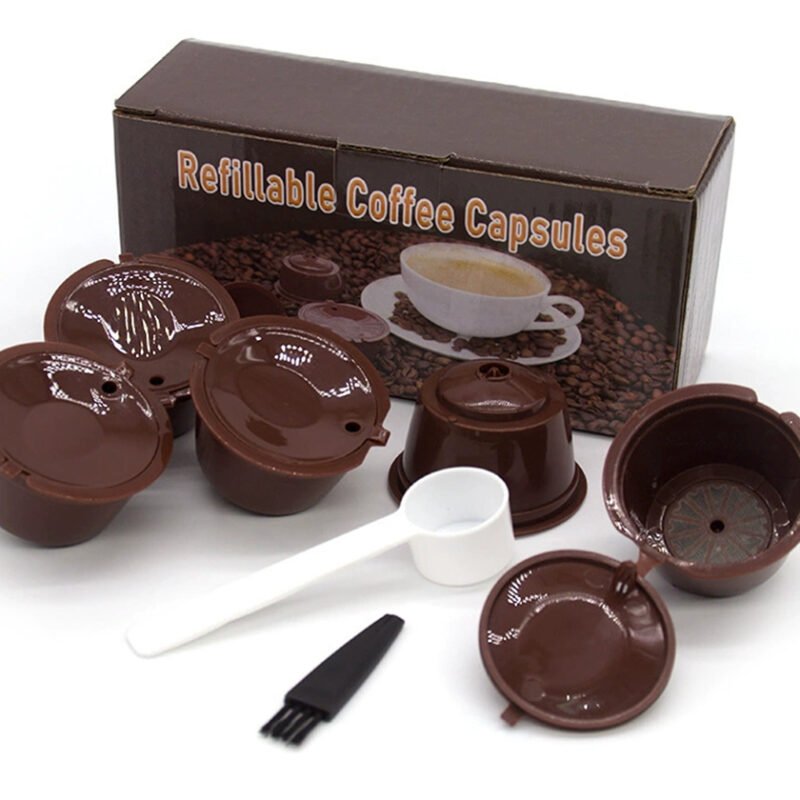 Filtros de Cápsulas Rellenables para Dolce Gusto x5
