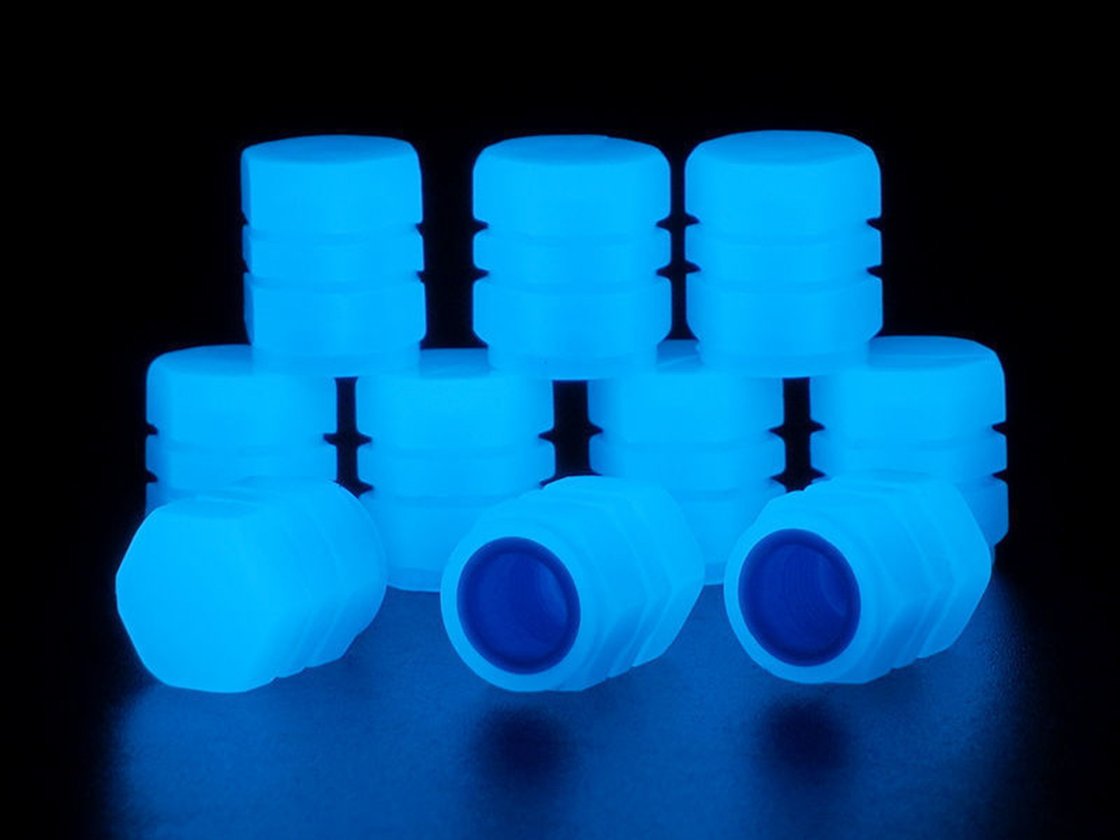 8645-1.jpg Tapa de Vástago de Válvula Luminosa 4 Unidades - Imagen 1