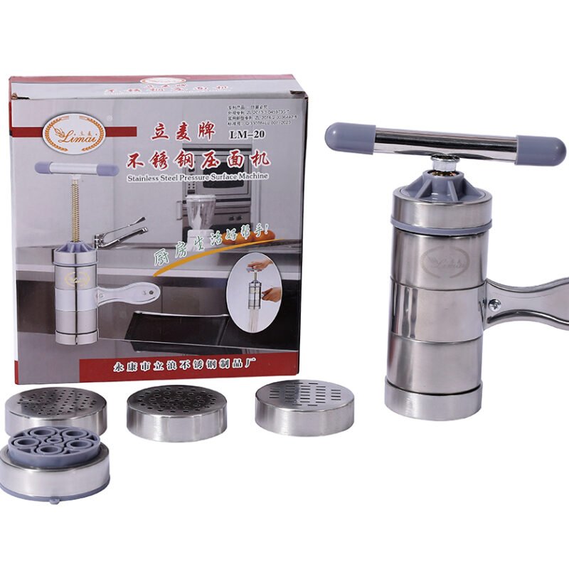 Máquina Manual para Fideos con 5 Cabezales Acero I