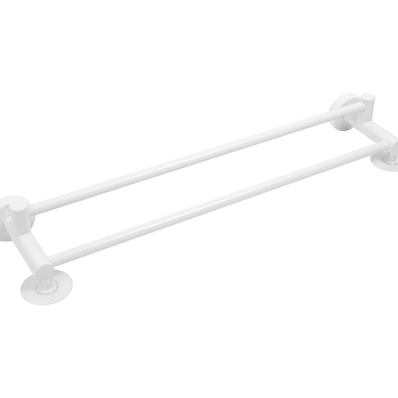 Toallero Doble con Ventosa para Pared