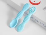 Cucharas de Bebé en Silicona 2 Unidades