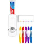 Dispensador Automático Pasta Dental y Porta Cepillo