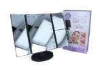 Espejo Plegable Táctil LED con Aumento - Negro - Imagen 2
