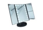 Espejo Plegable Táctil LED con Aumento - Negro - Imagen 4