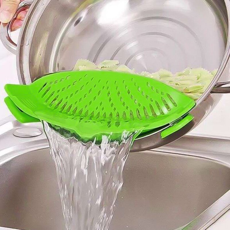 Escurridor de Silicona para Ollas con Clips