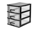 Organizador de Plástico con 3 Cajones