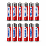 Pilas Alcalinas Philips AAA LR03 1,5V Pack x12 Power Alkaline - Imagen 2