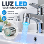 Aireador LED para Grifo con Luz Led y Conexión Roscada Cromado - Imagen 4