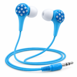Auriculares In Ear para Niños KiDS111B Celestes con Jack 3.5 mm y Límite de 85 dB