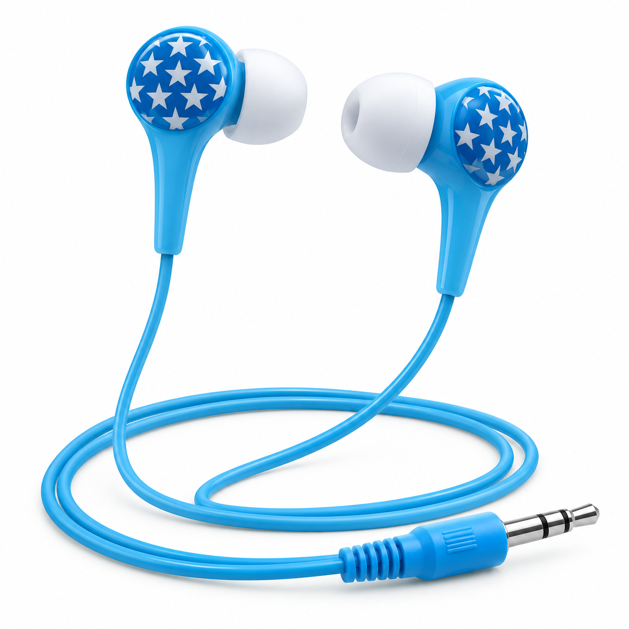 Auriculares in ear celestes KiDS111B Auriculares In Ear para Niños KiDS111B Celestes con Jack 3.5 mm y Límite de 85 dB - Imagen 1