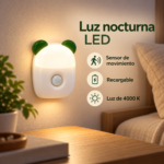 Luz Nocturna LED Recargable CHUNGHOP SC-121 con Sensor de Movimiento USB-C 4000K - Imagen 5